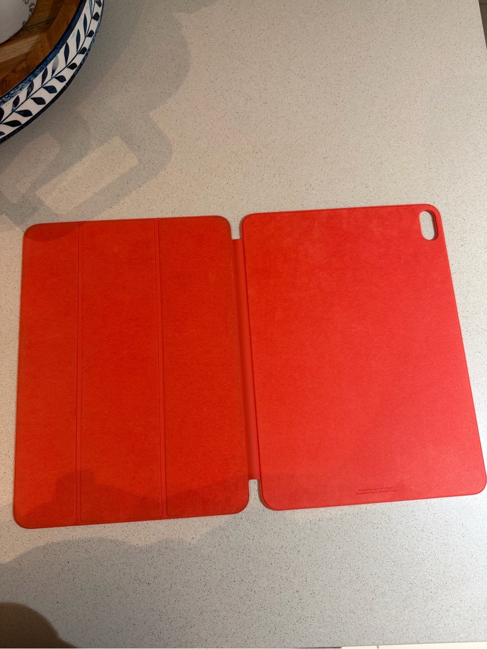 Smart Folio Case for iPad air 11inch - Electric orange Folio Case